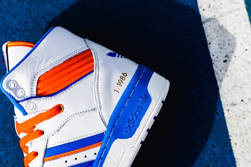Eric Emanuel x adidas New York Rivalry A Closer Look New York Knicks basketball NBA Patrick Ewing sneakers kicks shoes footwear adidas 