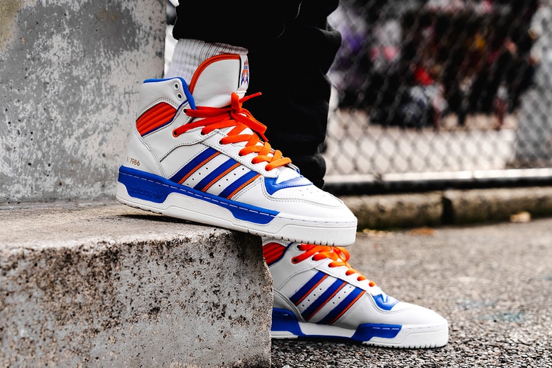 Eric Emanuel x adidas New York Rivalry A Closer Look New York Knicks basketball NBA Patrick Ewing sneakers kicks shoes footwear adidas 