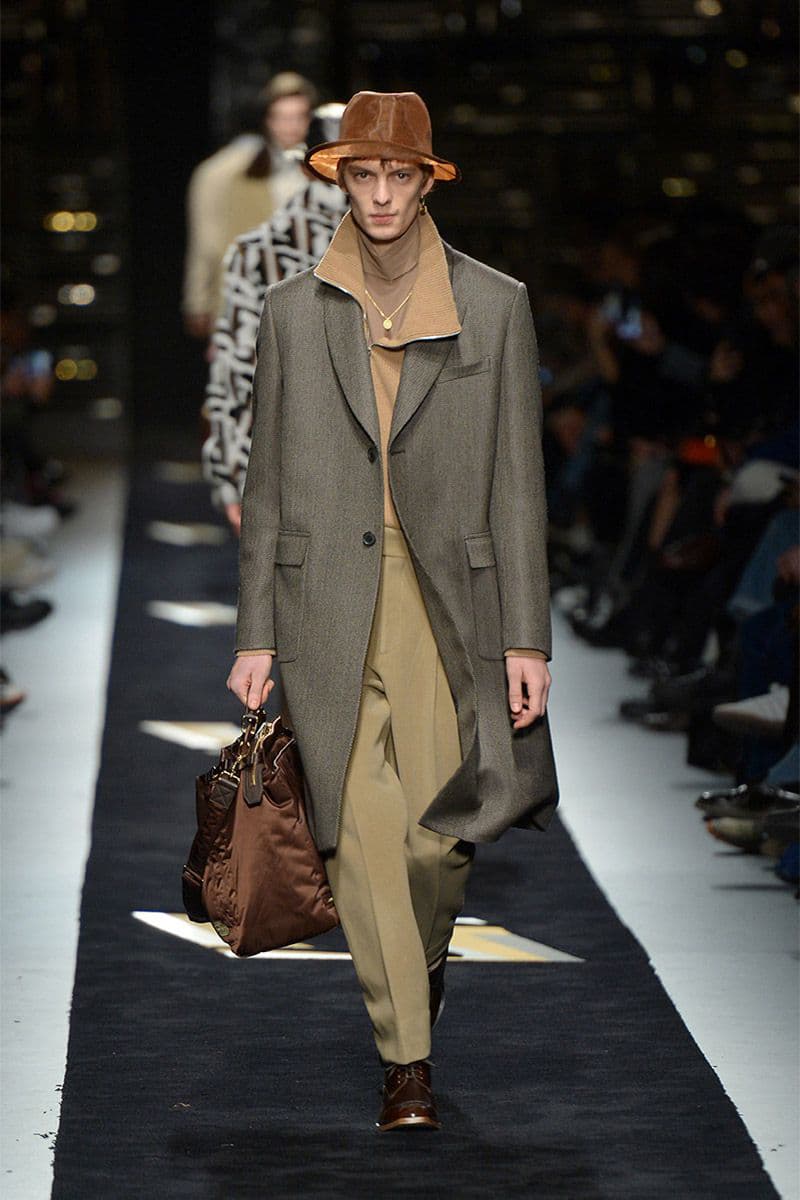 Fendi fall winter 2019 runway menswear collection presentation milan fashion week show Silvia Venturini karl lagerfeld