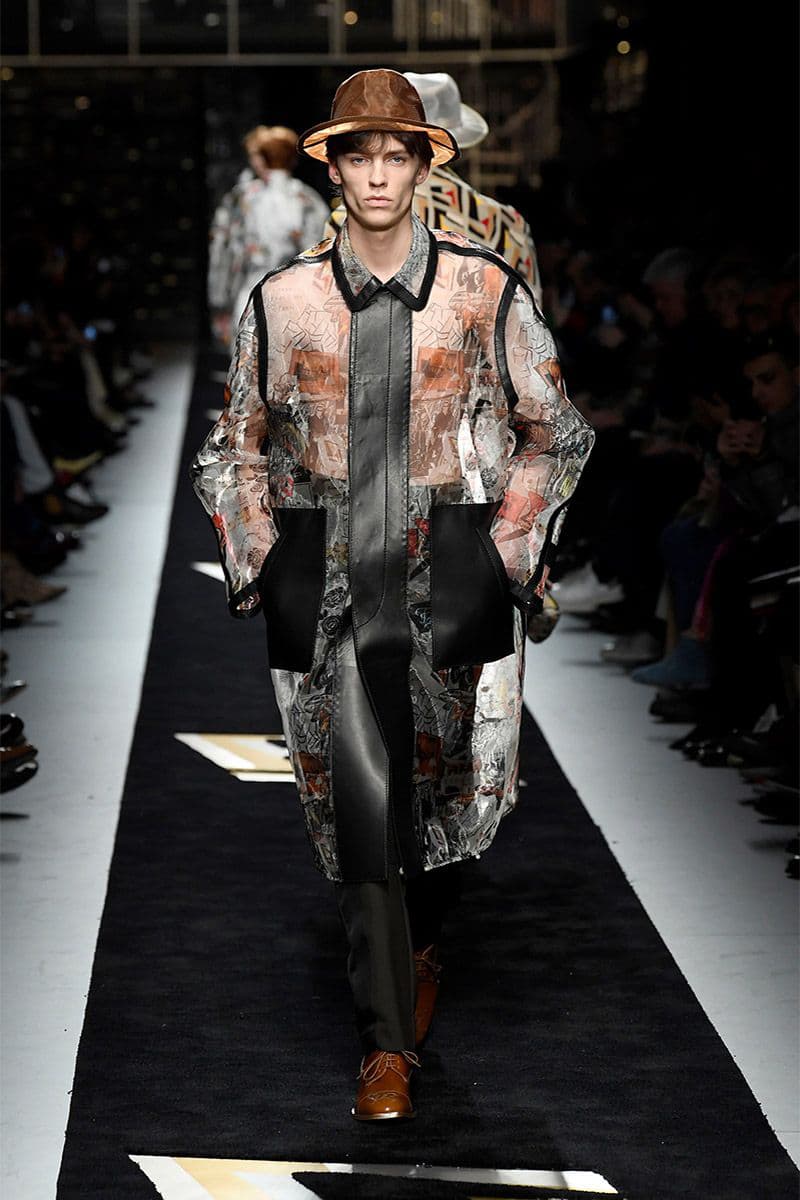 Fendi fall winter 2019 runway menswear collection presentation milan fashion week show Silvia Venturini karl lagerfeld