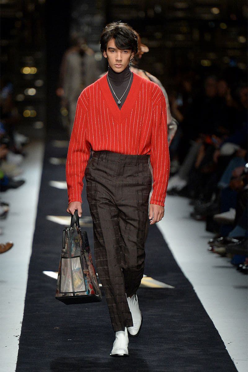 Fendi fall winter 2019 runway menswear collection presentation milan fashion week show Silvia Venturini karl lagerfeld