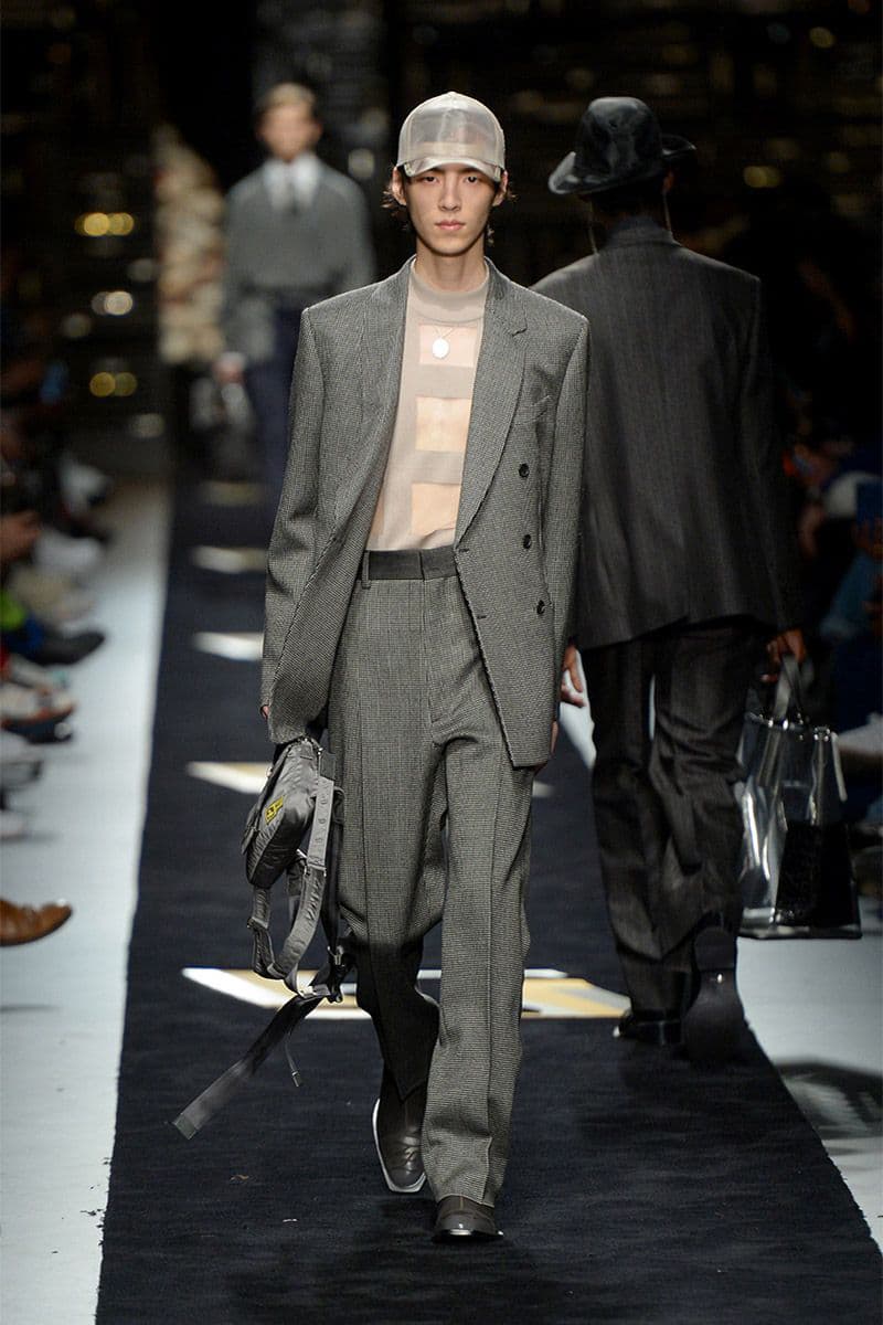 Fendi fall winter 2019 runway menswear collection presentation milan fashion week show Silvia Venturini karl lagerfeld
