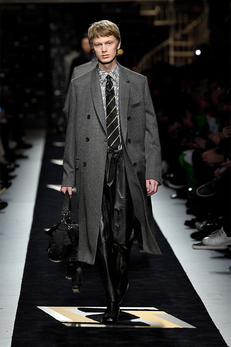 Fendi fall winter 2019 runway menswear collection presentation milan fashion week show Silvia Venturini karl lagerfeld
