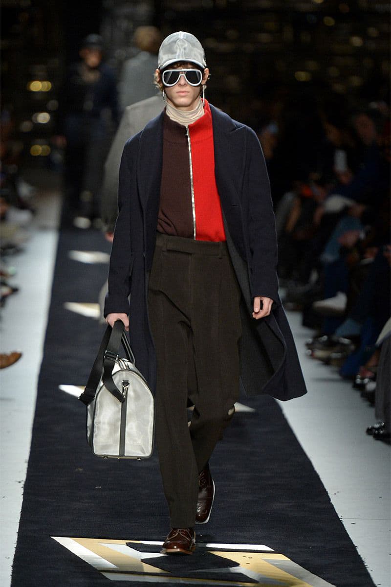 Fendi fall winter 2019 runway menswear collection presentation milan fashion week show Silvia Venturini karl lagerfeld