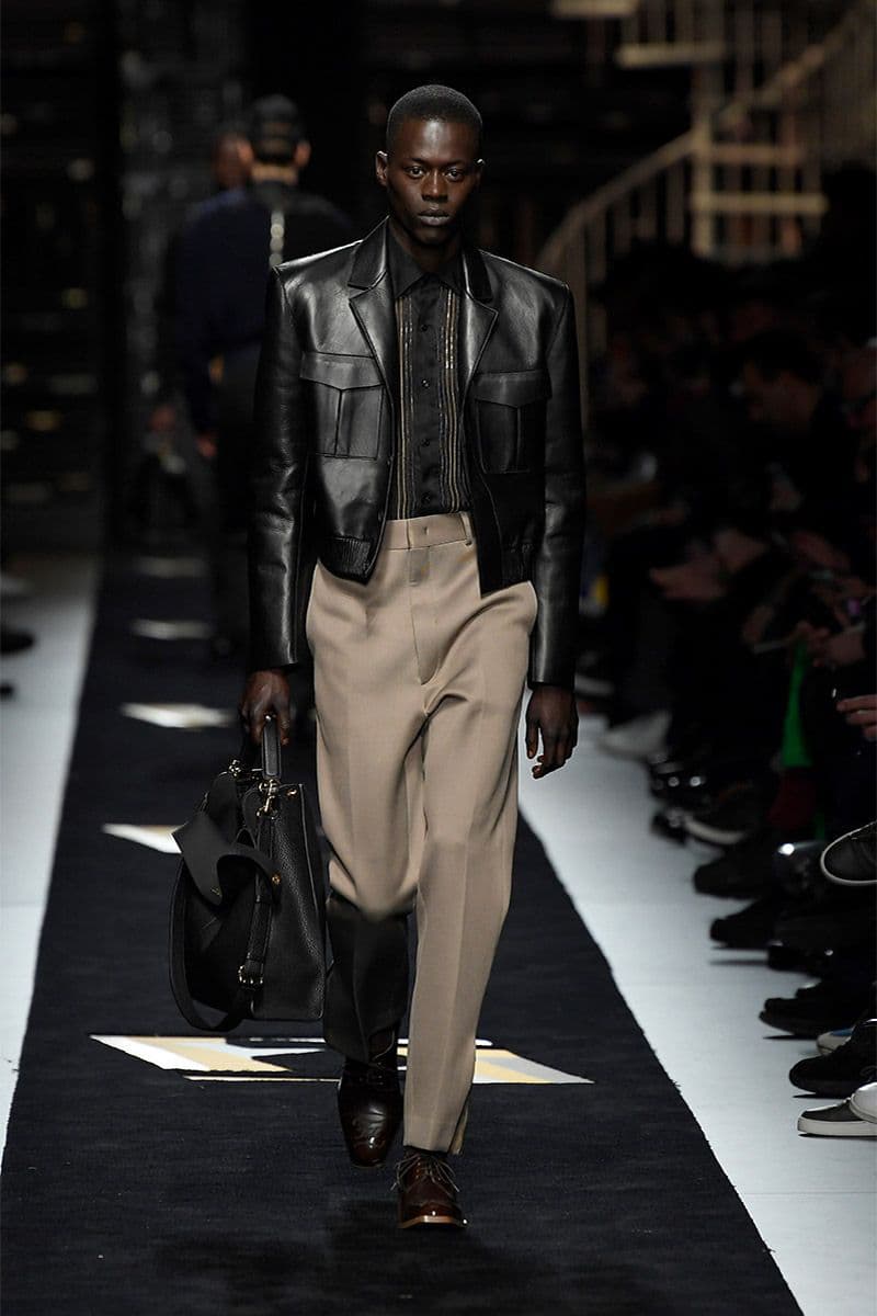 Fendi fall winter 2019 runway menswear collection presentation milan fashion week show Silvia Venturini karl lagerfeld