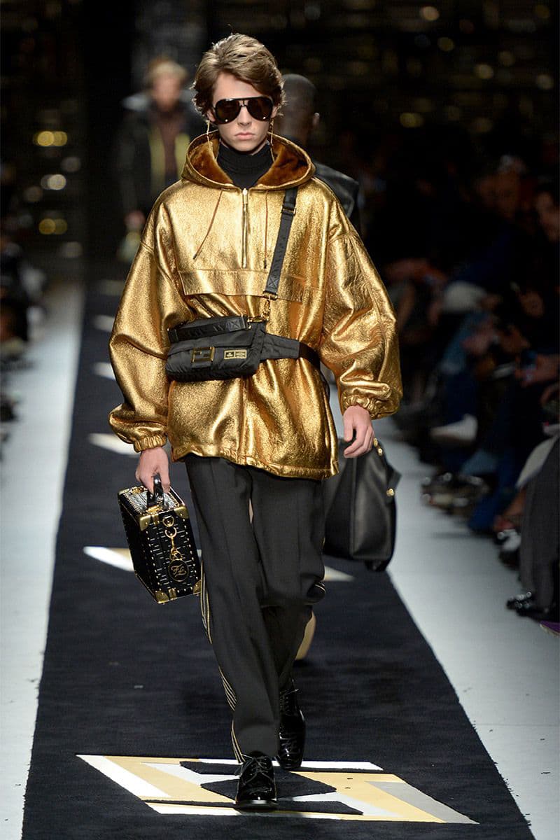 Fendi fall winter 2019 runway menswear collection presentation milan fashion week show Silvia Venturini karl lagerfeld