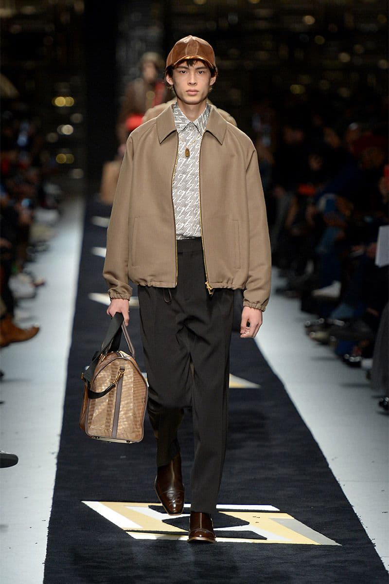 Fendi fall winter 2019 runway menswear collection presentation milan fashion week show Silvia Venturini karl lagerfeld