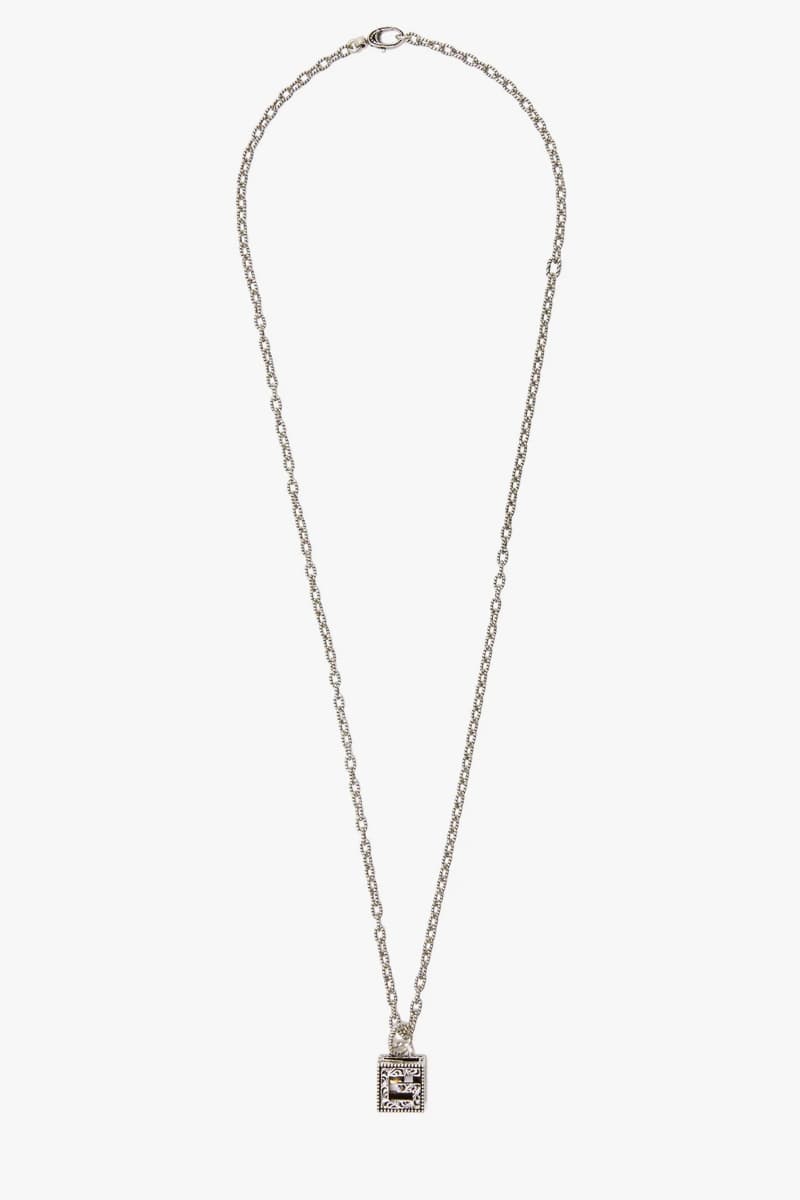 G Motif Sterling Silver Necklace Bracelet Release info Cross Square Antique Alessandro Michele Rings