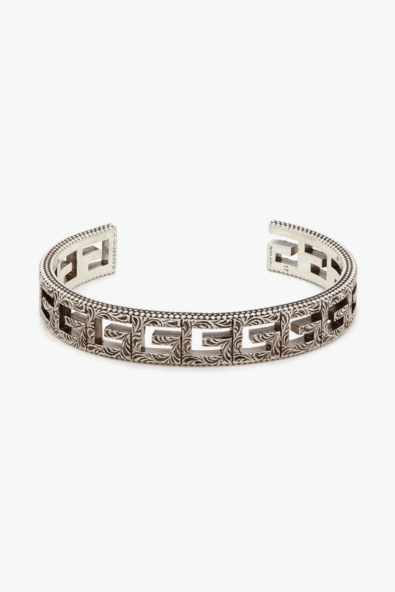 G Motif Sterling Silver Necklace Bracelet Release info Cross Square Antique Alessandro Michele Rings