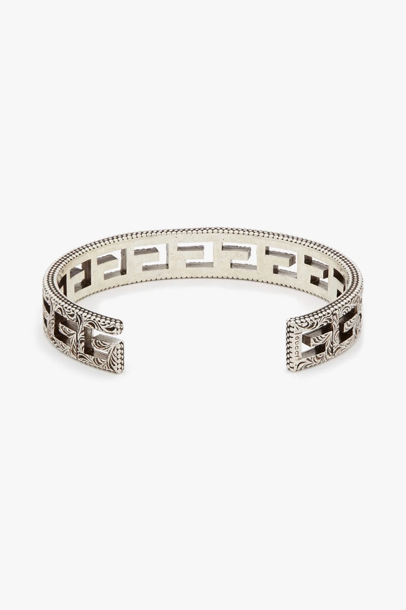 G Motif Sterling Silver Necklace Bracelet Release info Cross Square Antique Alessandro Michele Rings