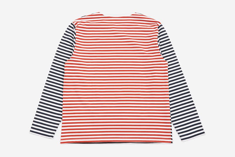 nanamica coolmax goodhood collaboration exclusive tee shirt spring summer 2019 japan fabric stripe crazy pattern