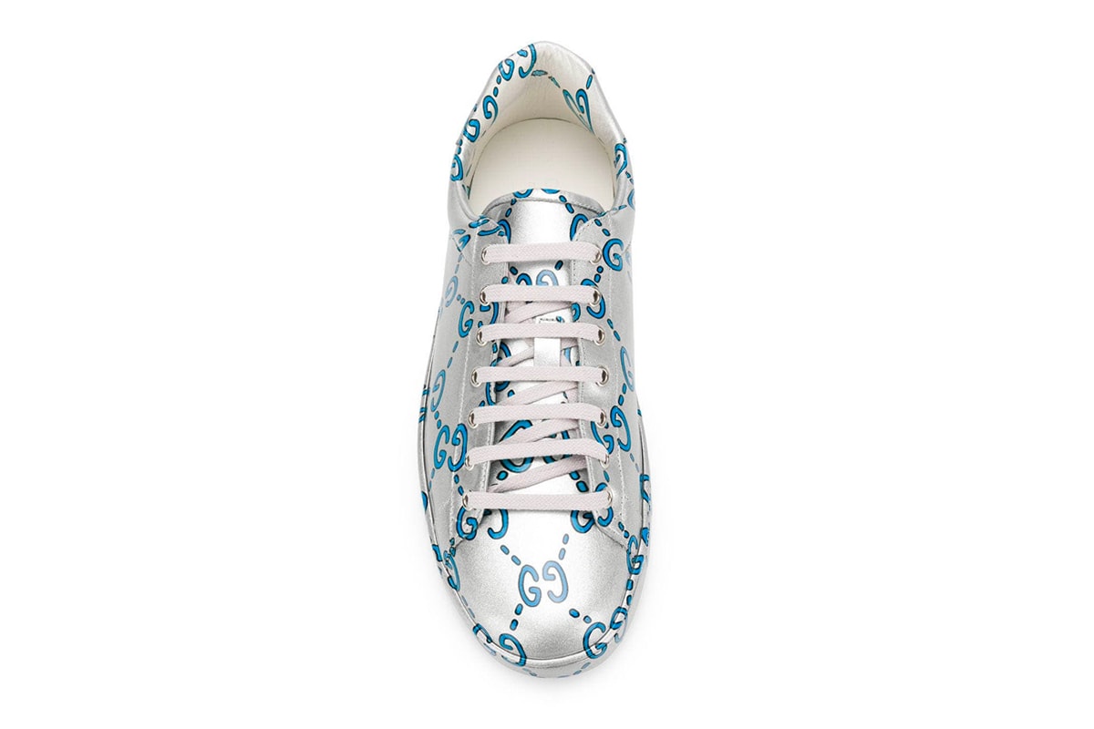 Gucci Ace Sneaker GG Monogram Release Info Date Blue Silver leather the webster