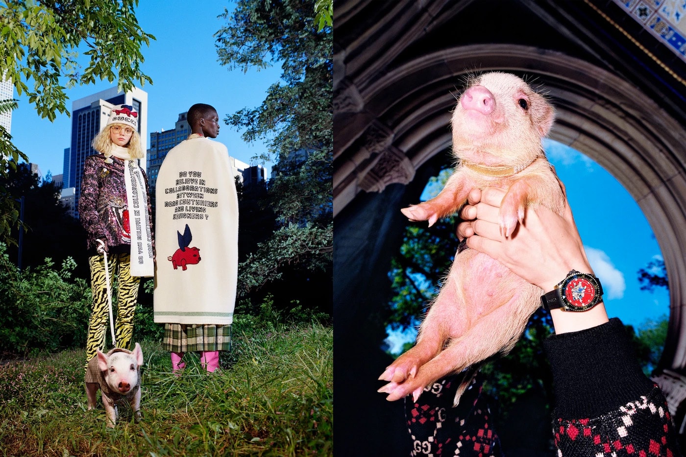 Gucci's CNY Year of the Pig Collection Release Chinese new year lookbooks disney 