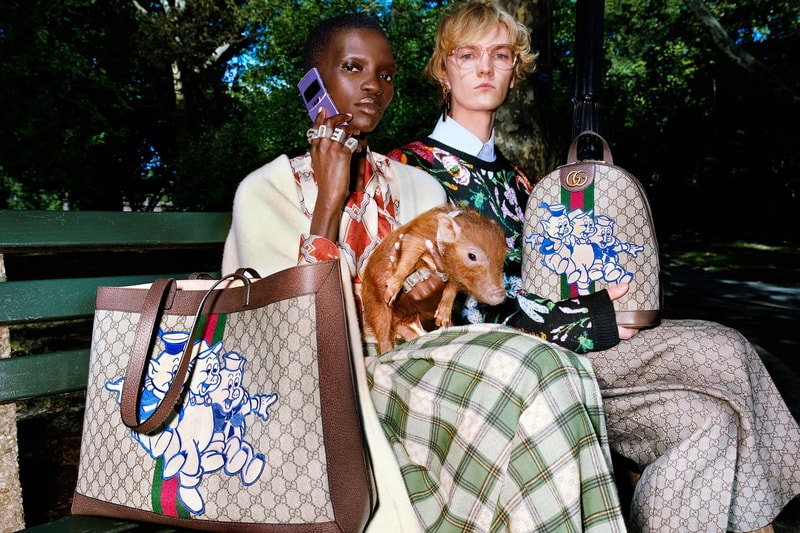 Gucci's CNY Year of the Pig Collection Release Chinese new year lookbooks disney 