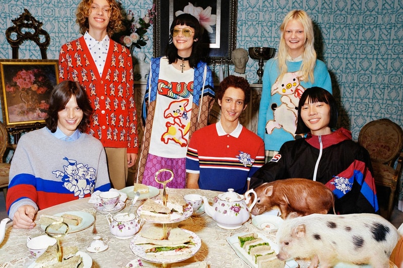 Gucci's CNY Year of the Pig Collection Release Chinese new year lookbooks disney 