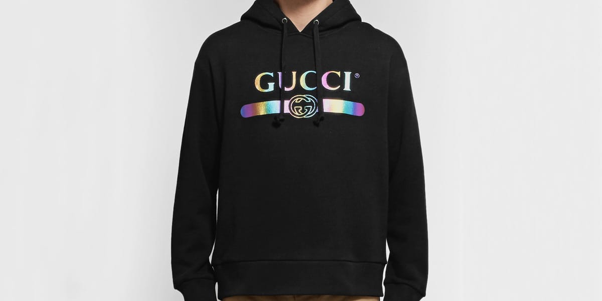 gucci multi coloured hoodie