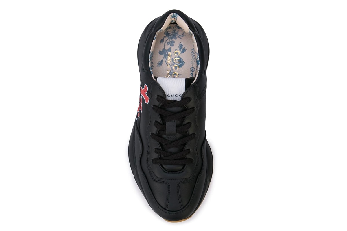 Gucci Los Angeles Angels Sneakers farfetch MLB Baseball sports Italian luxe shoes sneakers footwear 