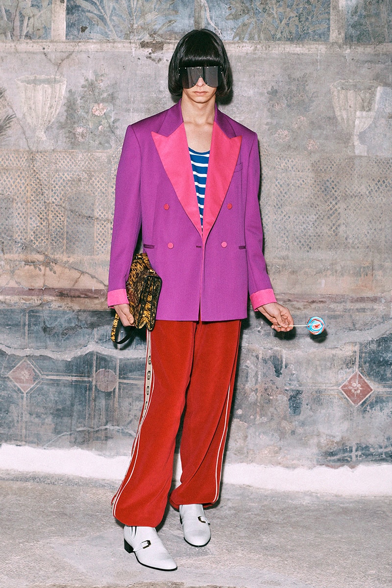Gucci Pre Fall 2019 Collection Lookbook Harmony Korine Archaeological Park of Pompeii Herculaneum Mr Peanut The Face Harmony Korine