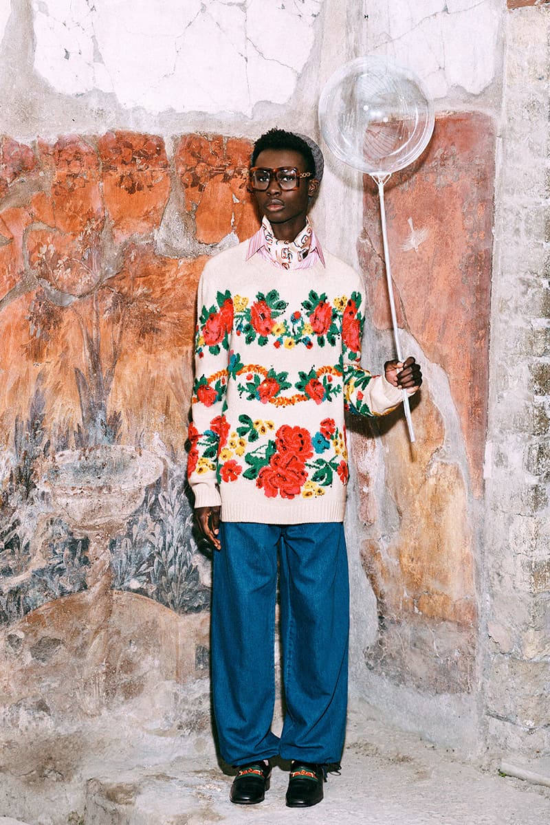 Gucci Pre Fall 2019 Collection Lookbook Harmony Korine Archaeological Park of Pompeii Herculaneum Mr Peanut The Face Harmony Korine