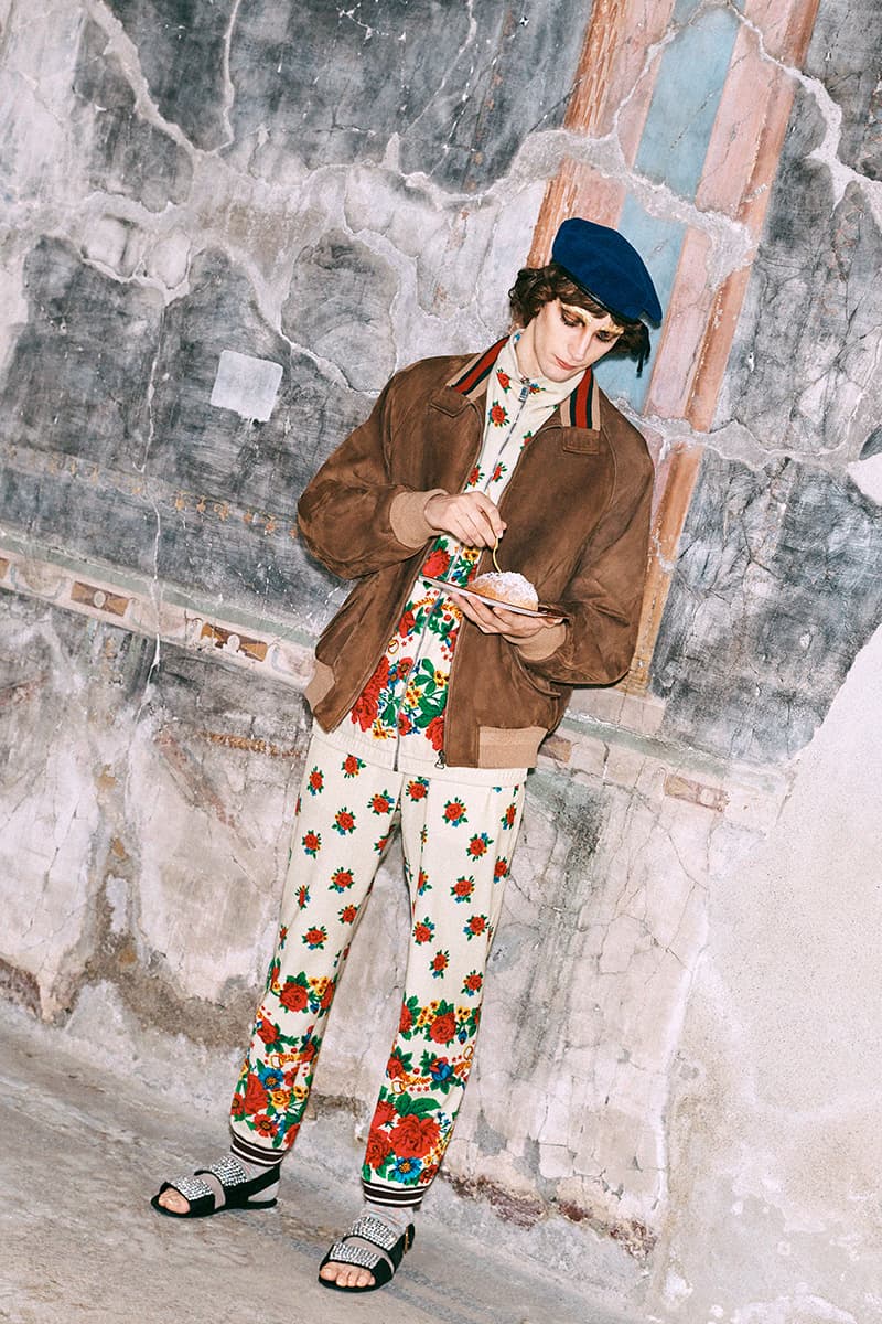 Gucci Pre Fall 2019 Collection Lookbook Harmony Korine Archaeological Park of Pompeii Herculaneum Mr Peanut The Face Harmony Korine