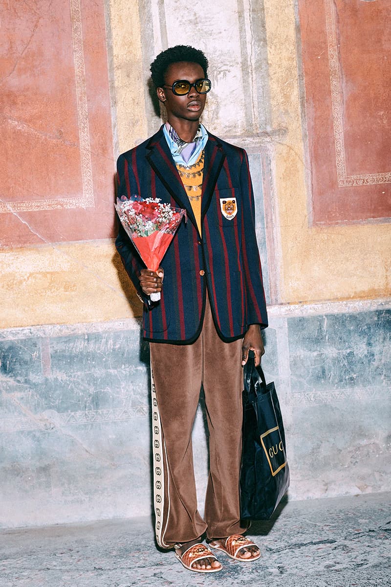 Gucci Pre Fall 2019 Collection Lookbook Harmony Korine Archaeological Park of Pompeii Herculaneum Mr Peanut The Face Harmony Korine