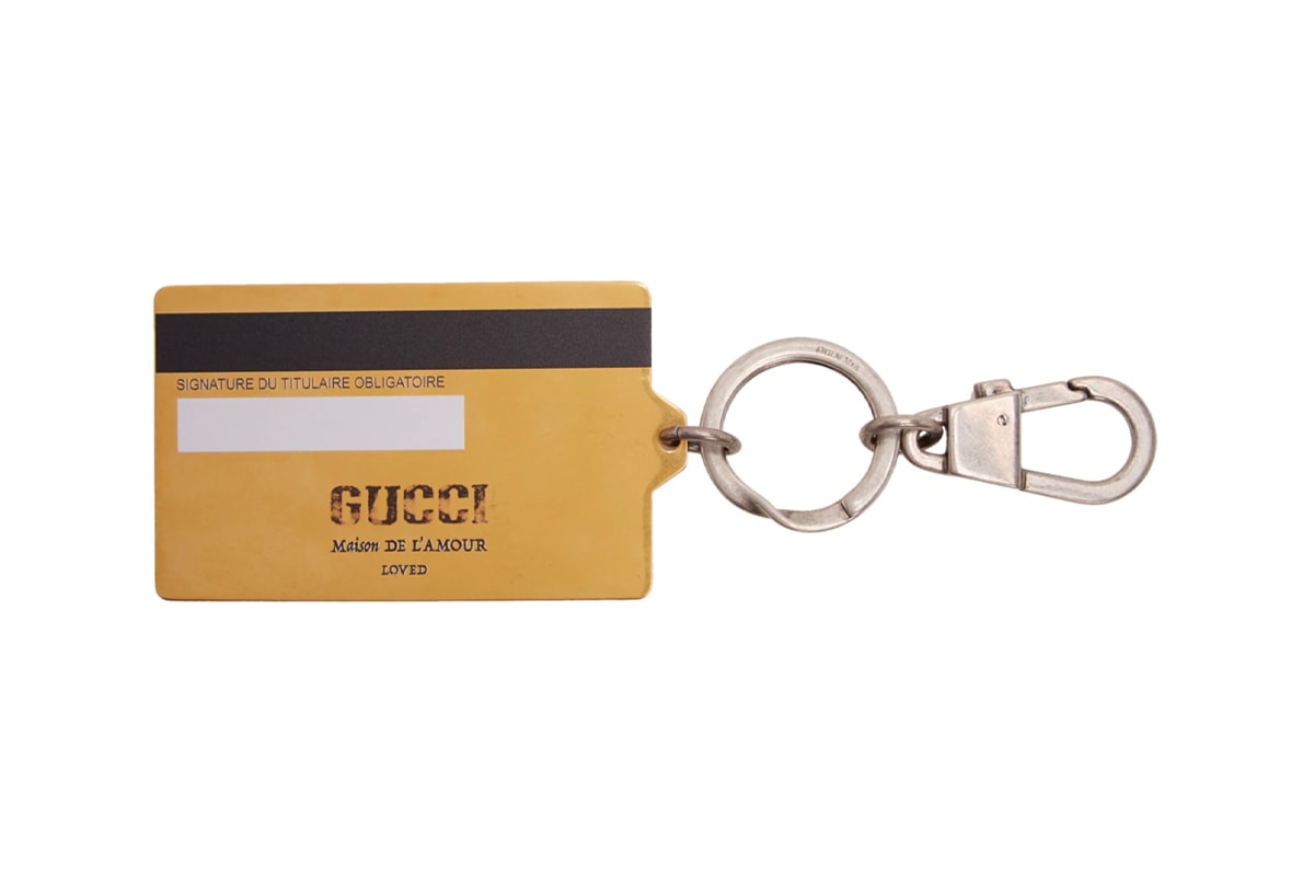 Gucci Silver & Gold Credit Card Keychain Release Info Date Accessories SSENSE DE L'AMOUR