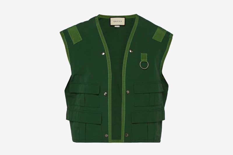 Gucci Sleeveless Cotton Blend Fishing Vest 