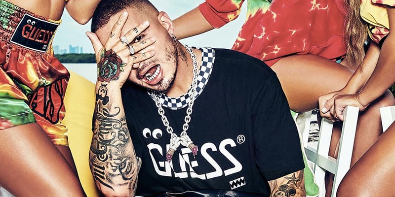 guess j balvin boxing shorts