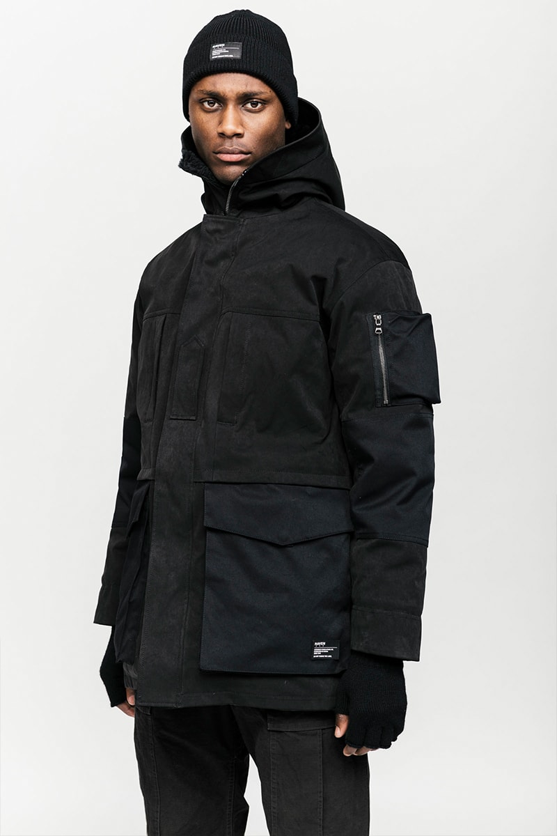 HAVEN Fall Winter 2019 Collection Lookbook Toronto Vancouver Canada Jacket Vest Sweater Shirt Beanie Pants Primaloft CORDURA Polartec