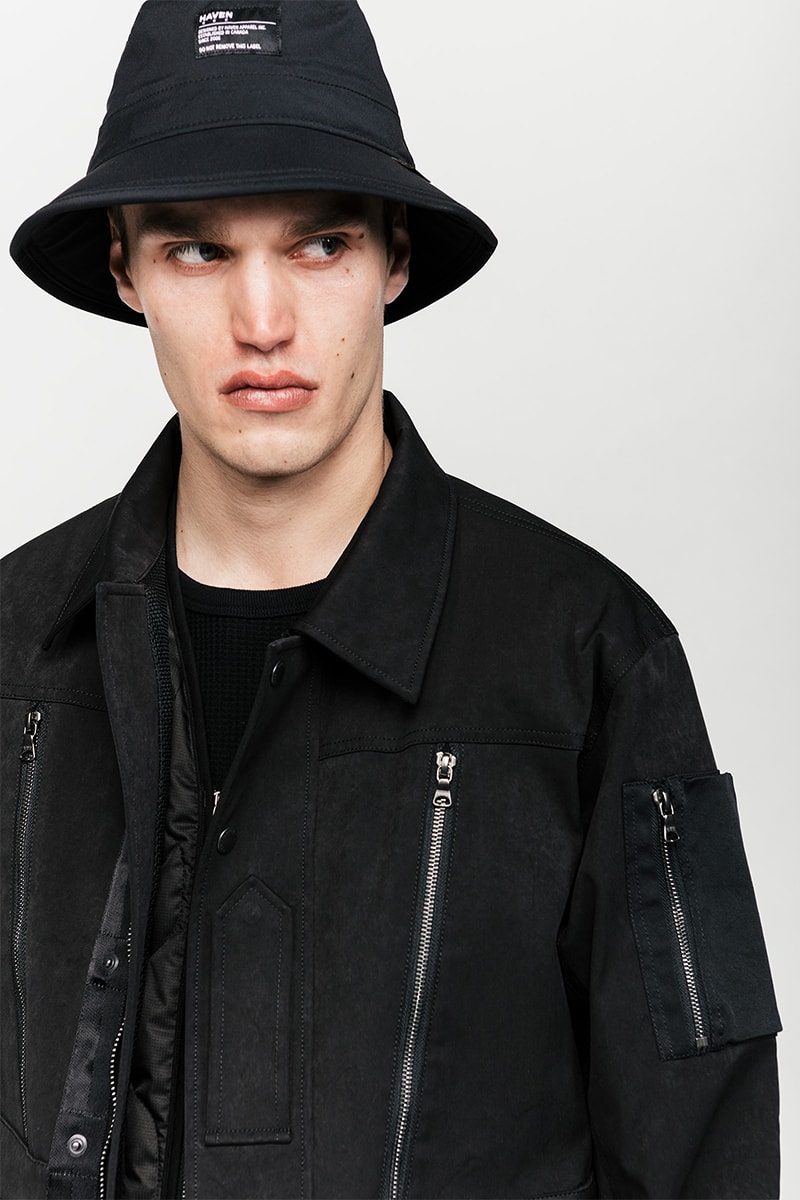 HAVEN Fall Winter 2019 Collection Lookbook Toronto Vancouver Canada Jacket Vest Sweater Shirt Beanie Pants Primaloft CORDURA Polartec