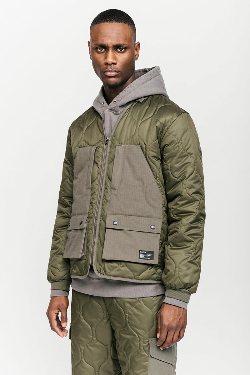 HAVEN Fall Winter 2019 Collection Lookbook Toronto Vancouver Canada Jacket Vest Sweater Shirt Beanie Pants Primaloft CORDURA Polartec