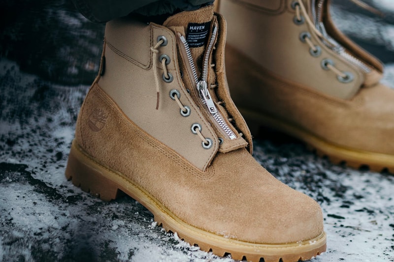 HAVEN Timberland GORE-TEX 6-Inch Boots cordura lining padded collar military speed-lacing system release info stockist pricing drop date 