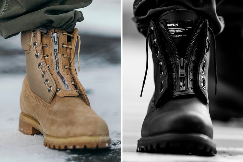 HAVEN Timberland GORE-TEX 6-Inch Boots cordura lining padded collar military speed-lacing system release info stockist pricing drop date 