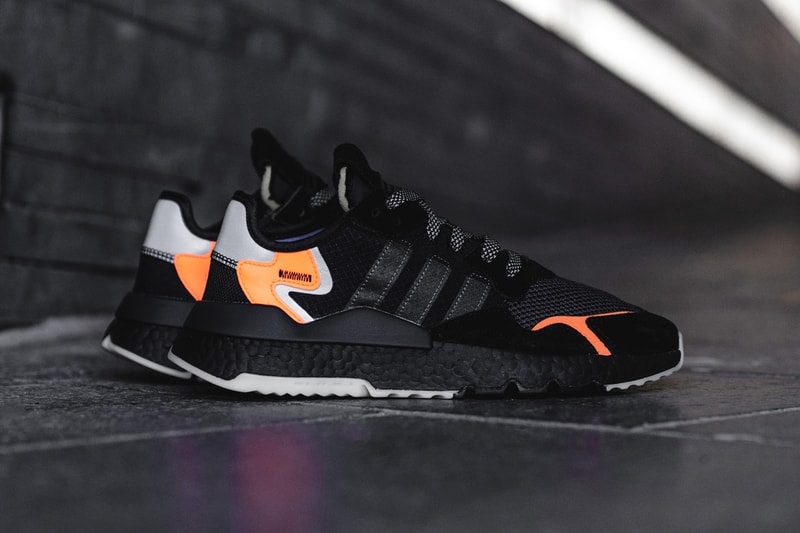 adidas nite jogger core black orange 2019 release date details info january fall winter fw18 2018 12 carbon active blue sneaker sneakers shoe shoes