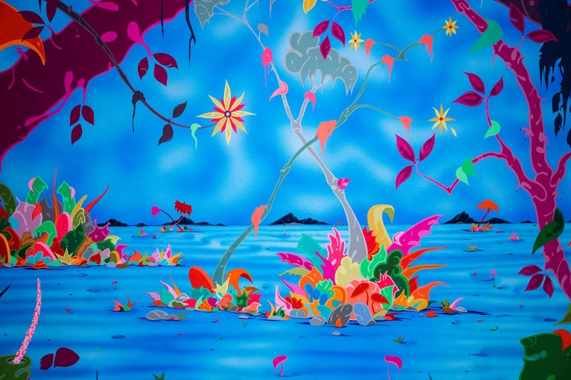 erik parker new soul exhibition mary boone gallery new york city recap artworks tondos paintings
