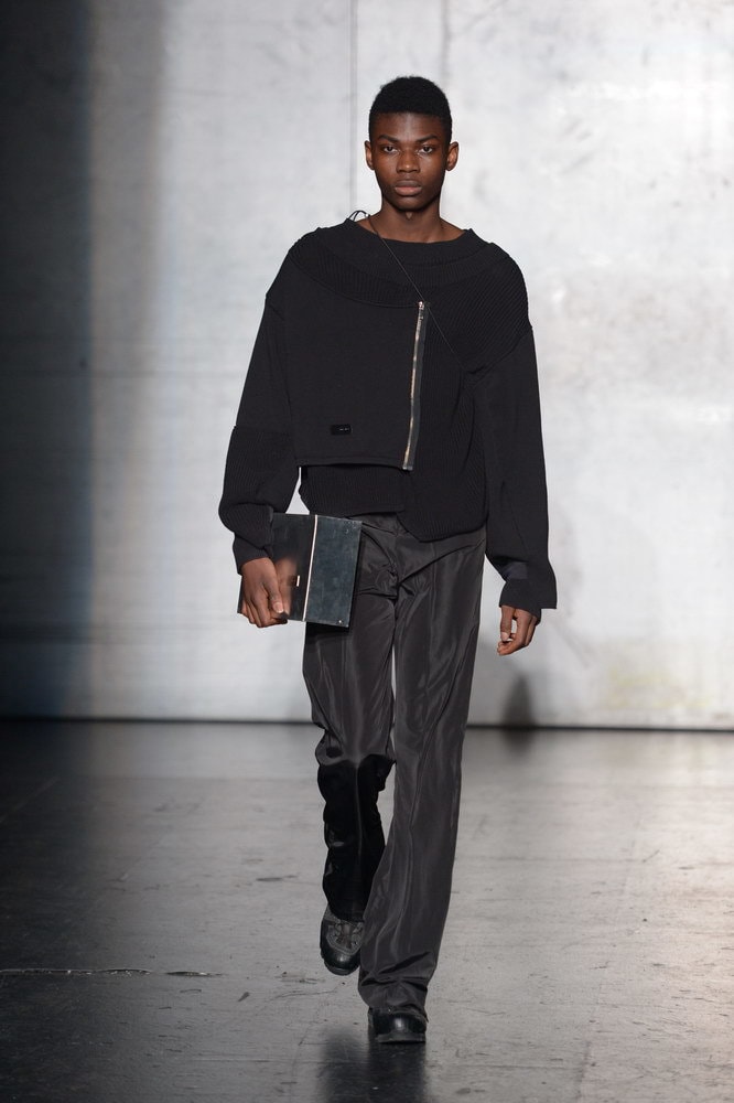HELIOT EMIL Fall/Winter 2019 Copenhagen Fashion Week Utility Utilitarian Collection Textile Fabric runway collection
