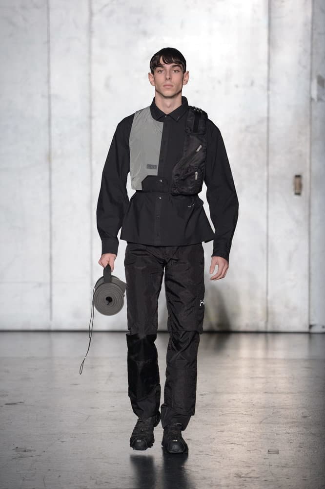 HELIOT EMIL Fall/Winter 2019 Copenhagen Fashion Week Utility Utilitarian Collection Textile Fabric runway collection