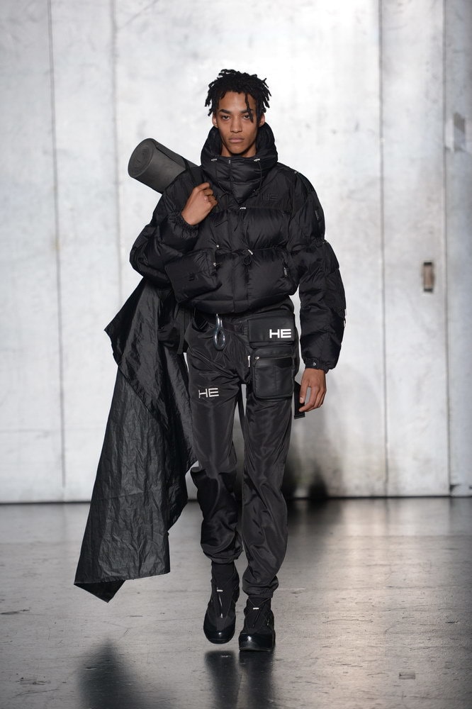 HELIOT EMIL Fall/Winter 2019 Copenhagen Fashion Week Utility Utilitarian Collection Textile Fabric runway collection