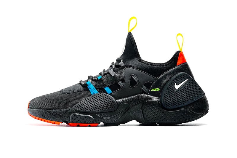 heron preston nike huarache edge first look 2019 footwear february