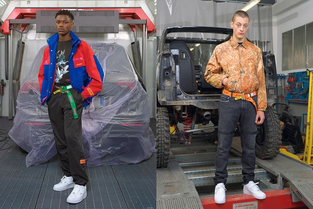 heron preston spring summer 2019 lookbook ss19 collection clothes outerwear jackets shirts coats info details line