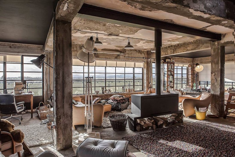 Scotland's Upcycled Air Control Tower Airbnb hms owl air control tower guesthouse WWII Crittall steel windows brick nc500 