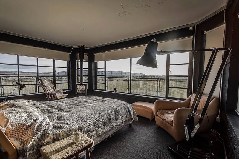 Scotland's Upcycled Air Control Tower Airbnb hms owl air control tower guesthouse WWII Crittall steel windows brick nc500 