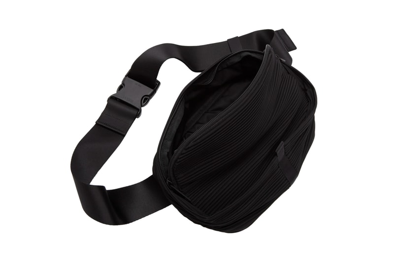 Homme Plissé Issey Miyake Pleated Waist Bag Black Red Release info Date