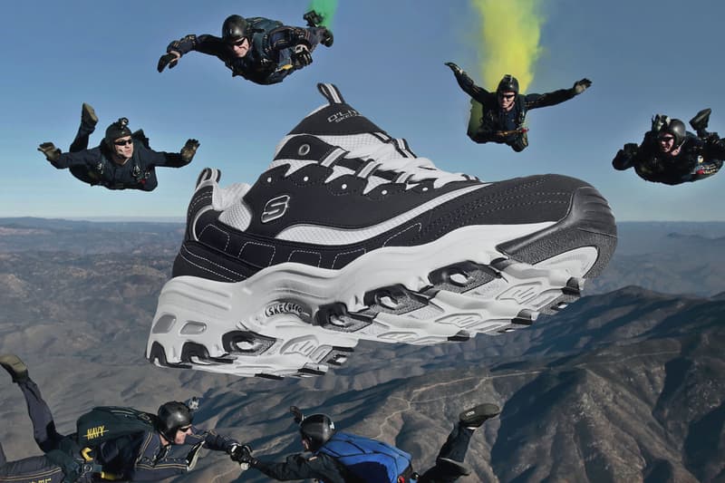 Huang Zitao x Skechers D'LITES 1.0 & Stamina BERENDO Lookbook black white green grey running