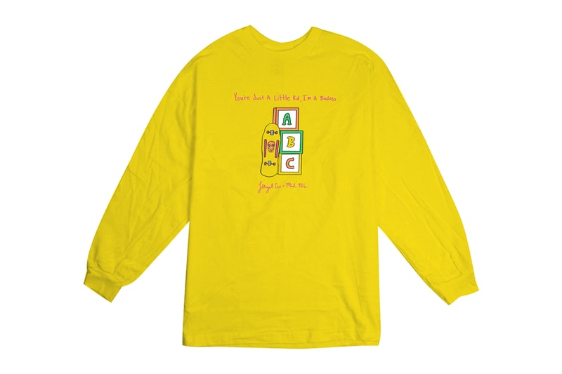 illegal civilization mid 90s t shirt jonah hill fashion film entertainment 2019 january yellow abc alphabet blocks mikey alfred tee You're Just a Little Kid I'm a badass