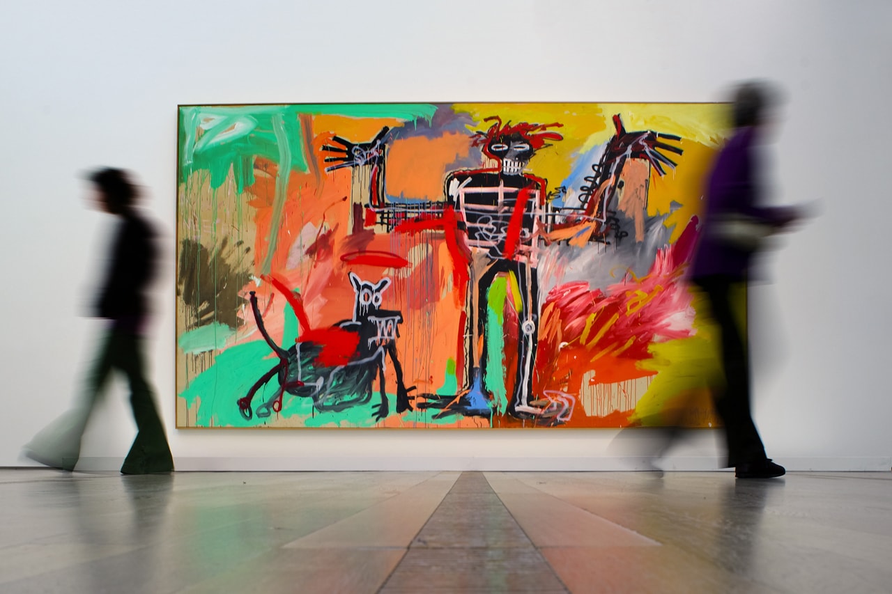 jean michel basquiat secret drawings invisible uv paint artworks paintings art conservation