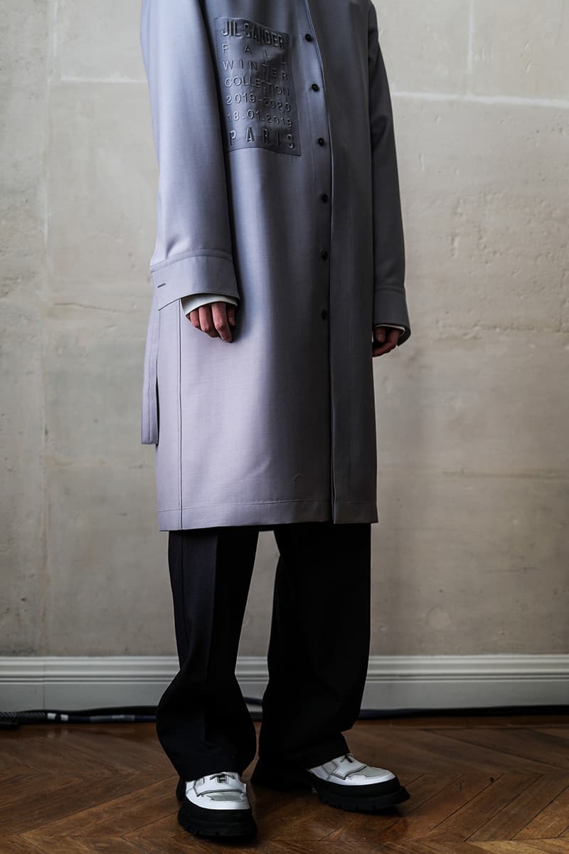 Jil Sander Fall/Winter 2019 Review Report Paris Fashion Week Backstage First Look Luke Lucie Meier Prada
