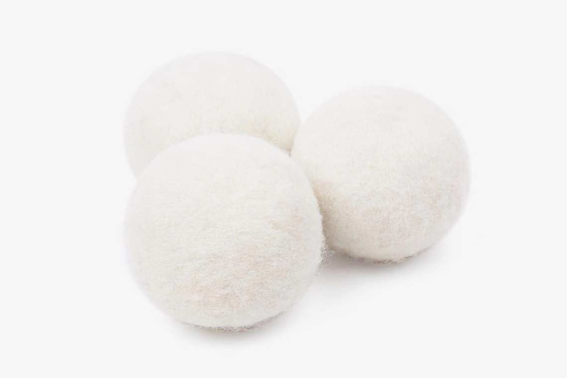 JJJJound Garment Dryer Ball Details Fashion Clothing Available Now Online Webstore Web Store Reduce Drying Time Static Wrinkles 50% Percent white light grey buy laundry