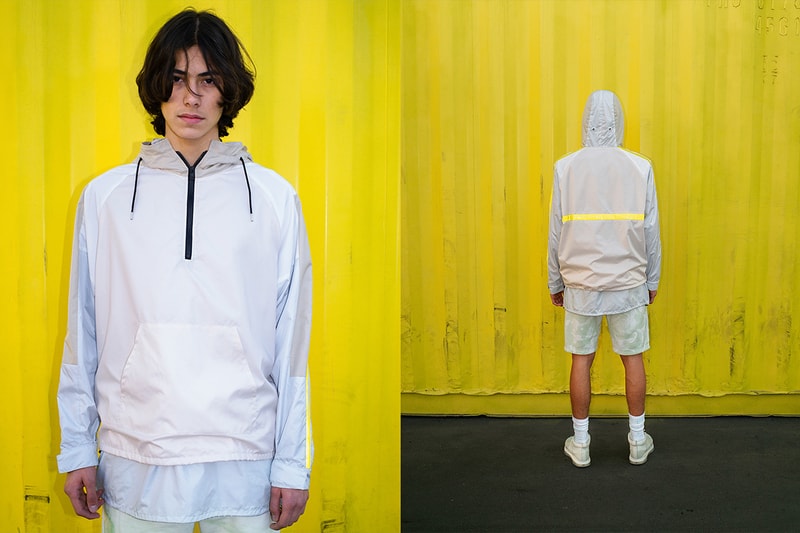 John Elliott Spring/Summer 2019 Lookbook basics staples sweats denim collection release info pricing date jewelry acceessories jackets sweaters los angeles M.A.R.S bougainvillea flowers made in LA 