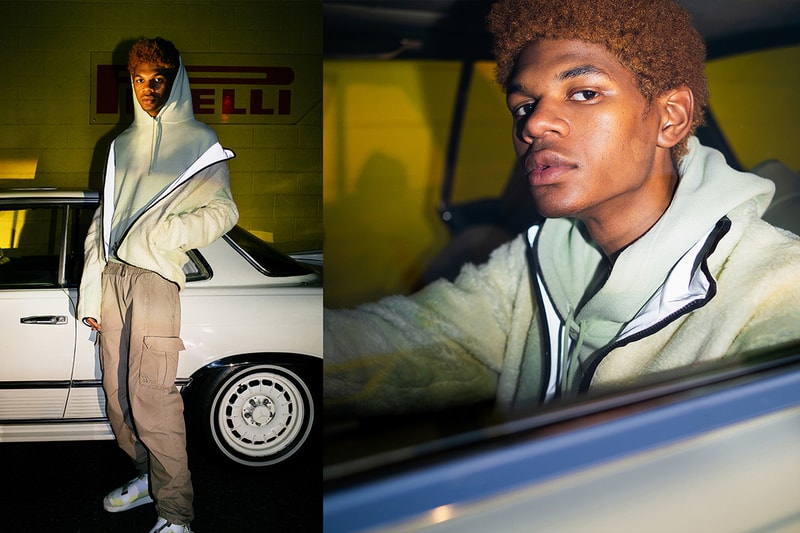 John Elliott Spring/Summer 2019 Lookbook basics staples sweats denim collection release info pricing date jewelry acceessories jackets sweaters los angeles M.A.R.S bougainvillea flowers made in LA 